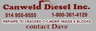 repairs to cracked cylinder heads & blocks